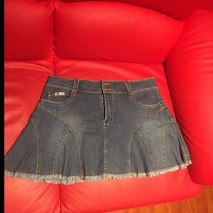 Jean Skirt, light weight. New but missing 1 button